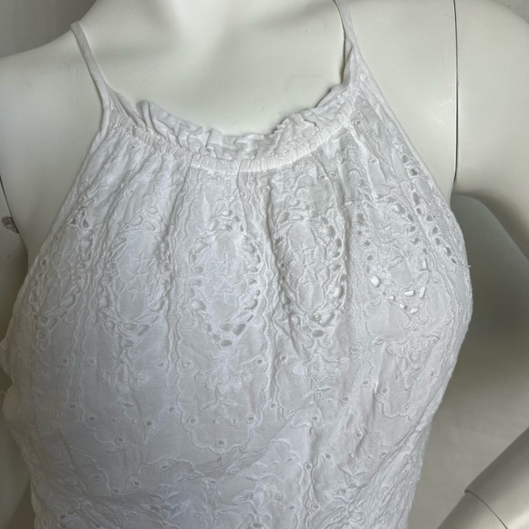 Anthropologie Maeve tiered, eyelet, midi dress - Picture 4 of 13